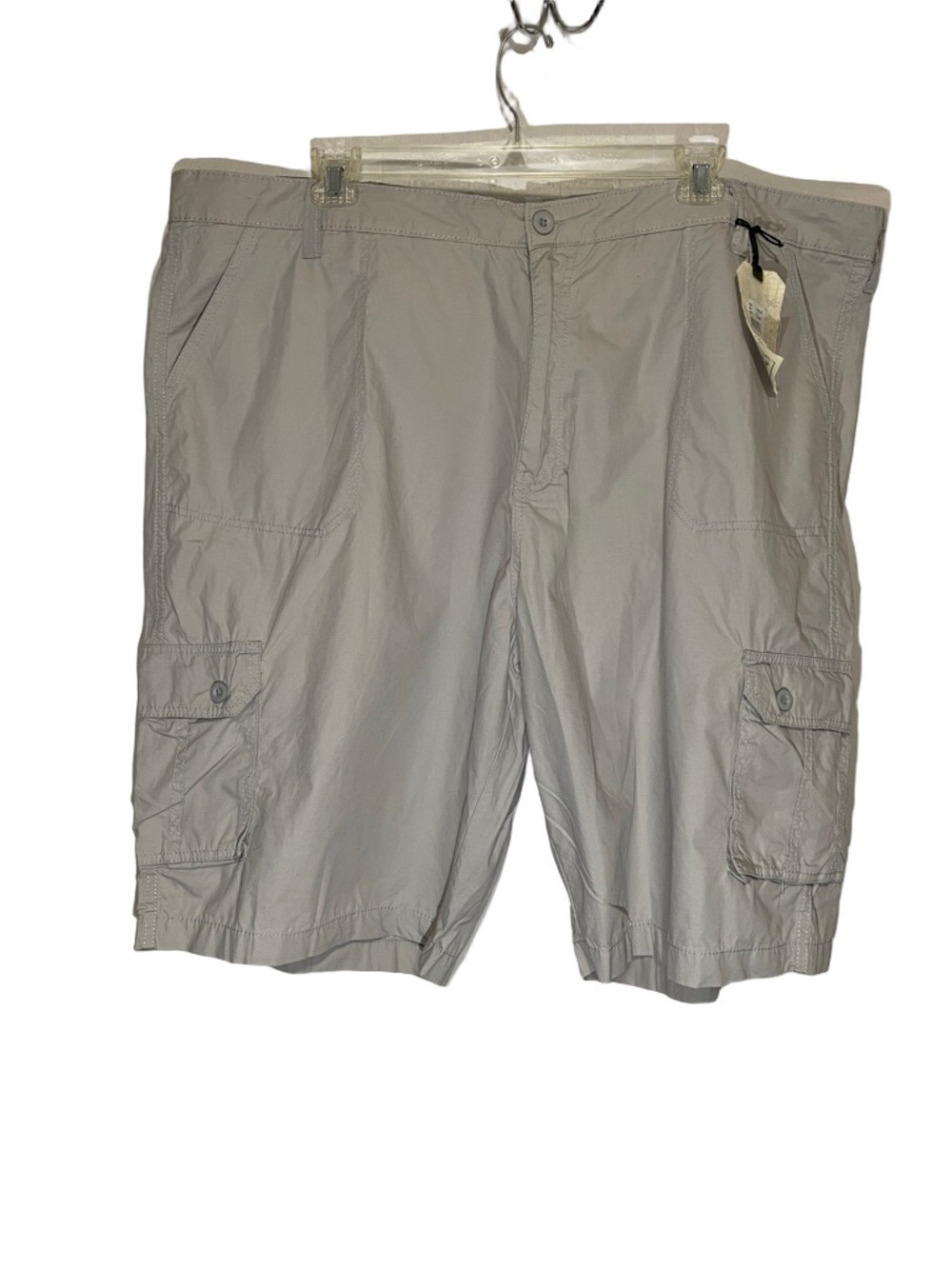 Free Planet Men’s Light Gray Cargo Shorts Sz 48